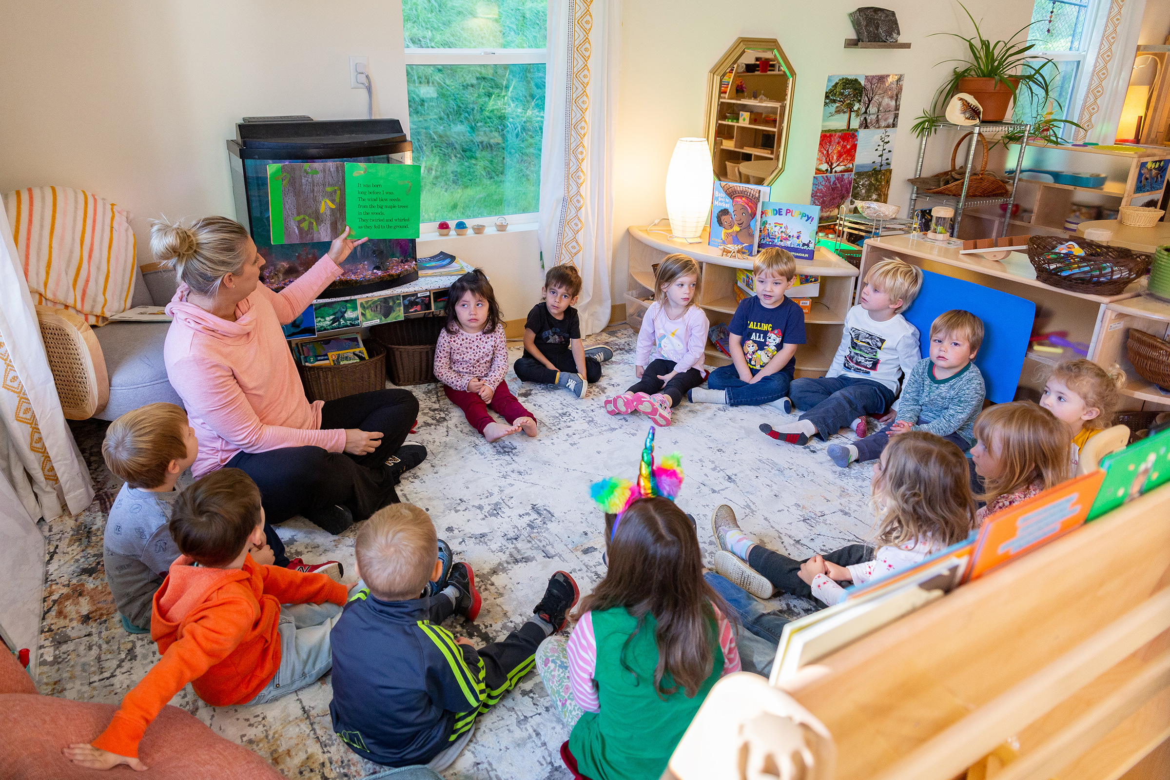 CDC classroom of kids